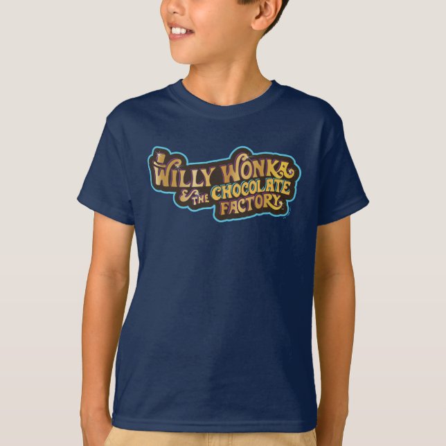 Willy Wonka & the Chocolate Factory Logo T-Shirt (Front)