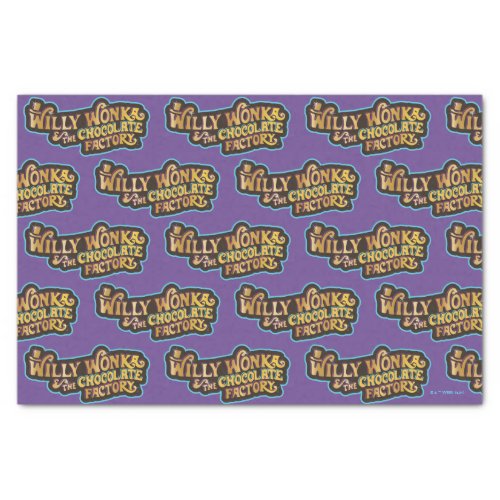 Willy Wonka  the Chocolate Factory Logo Tissue Paper
