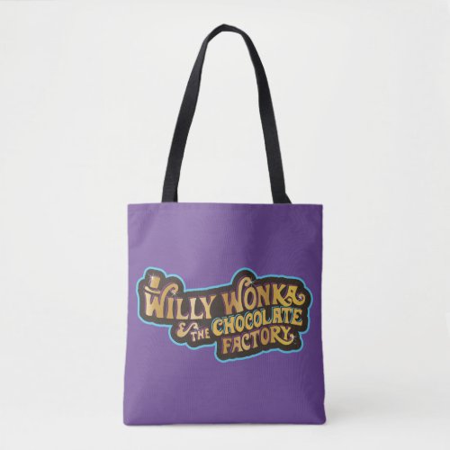 Willy Wonka  the Chocolate Factory Logo Tote Bag