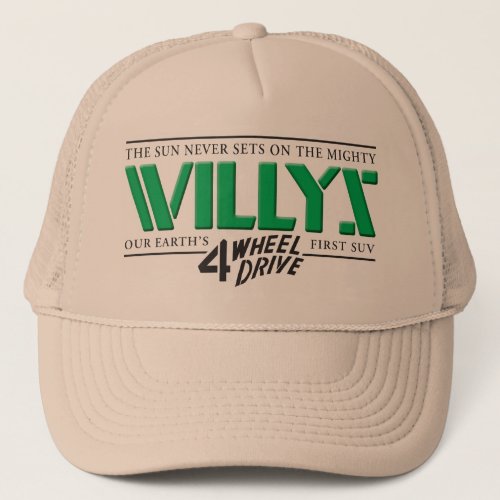 Willys 4WD Green Hat