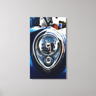 Willys coupe front light canvas print