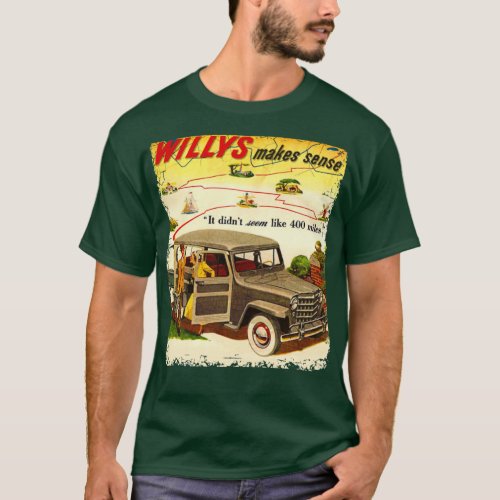Willys Trucks 4x4 wagon  T_Shirt