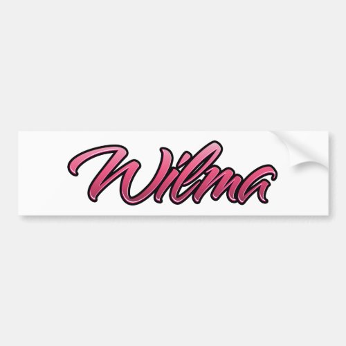 Wilma faded pink Aufkleber Sticker
