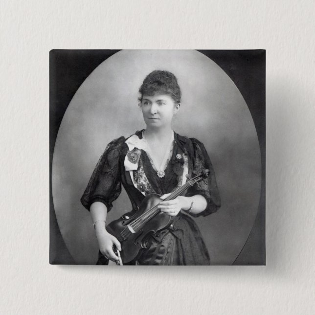 Wilma Norma Neruda, Lady Halle Pinback Button (Front)