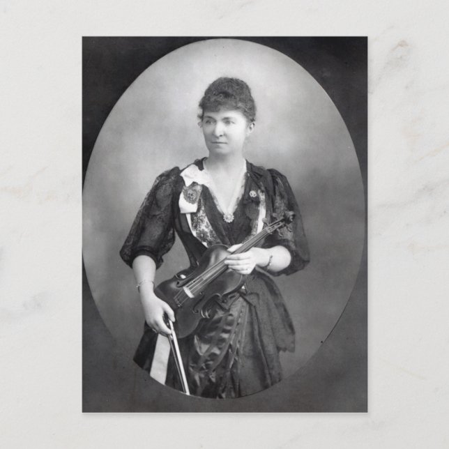 Wilma Norma Neruda, Lady Halle Postcard (Front)