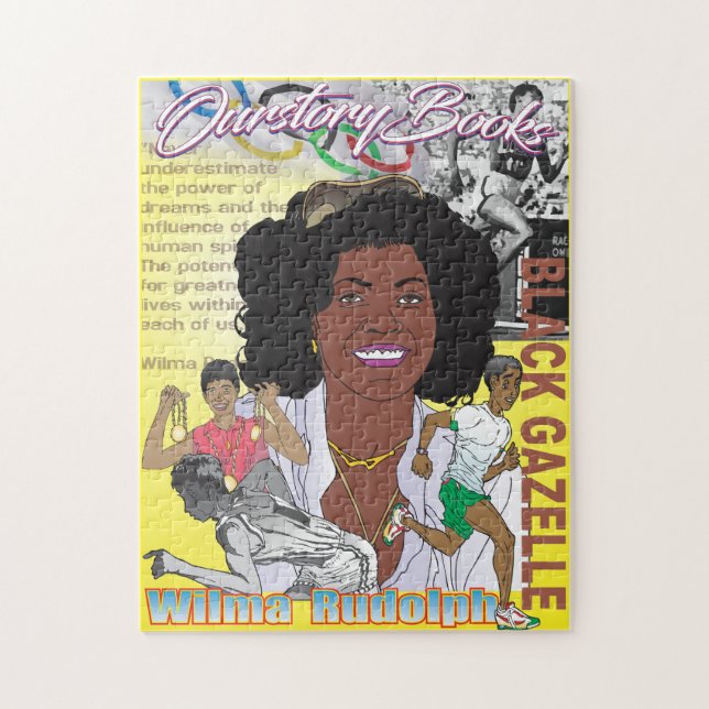Wilma Rudolph Jigsaw Puzzle (Vertical)