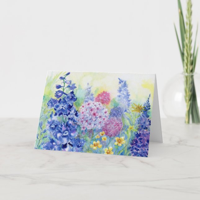 Wilma's Garden Blank Notecard (Front)