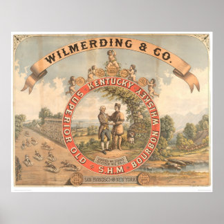 Wilmerding & Co. Kentucky Whiskey (1855A) Poster