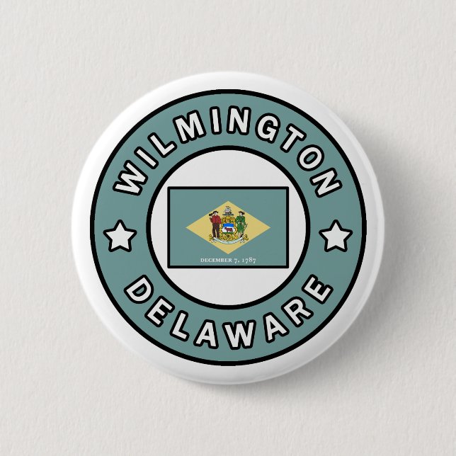 Wilmington Delaware Button (Front)