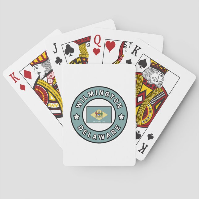 Wilmington Delaware Poker Cards (Back)