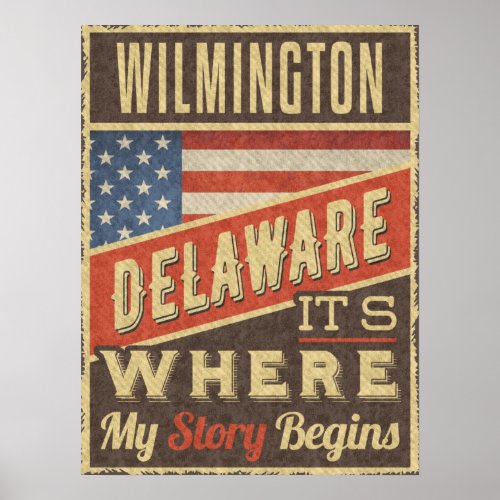 Wilmington Delaware Poster