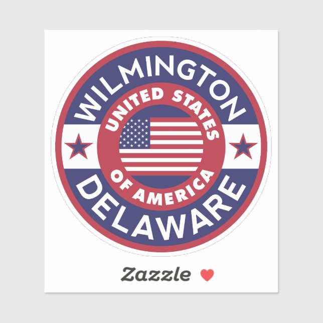 WILMINGTON, Delaware Sticker (Sheet)
