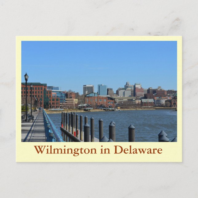 Wilmington in Delaware Postcard (Front)