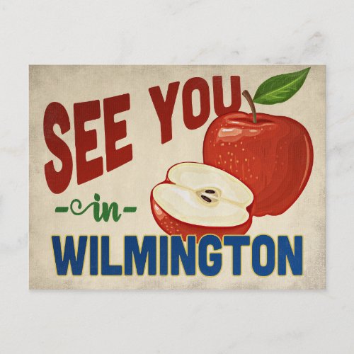 Wilmington North Carolina Apple _ Vintage Travel Postcard