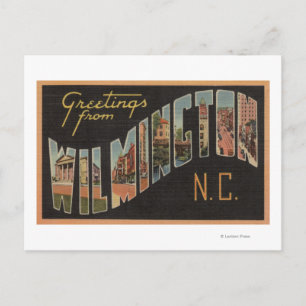 Wilmington, North Carolina - Large Letter Scenes Postcard