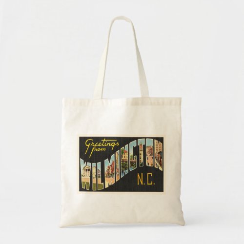 Wilmington North Carolina NC Old Vintage Postcard_ Tote Bag