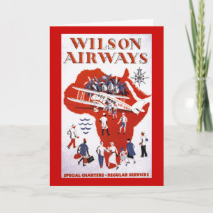 Wilson Airways ~ Africa Card
