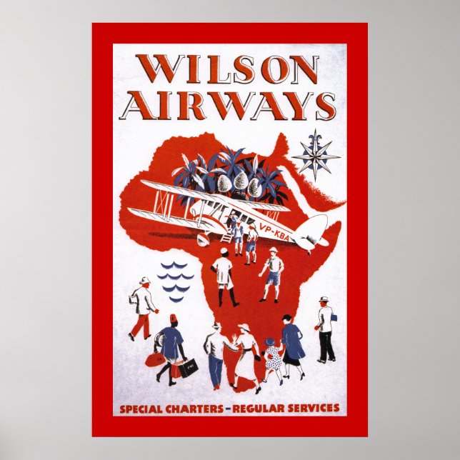 Wilson Airways ~ Africa Poster (Front)