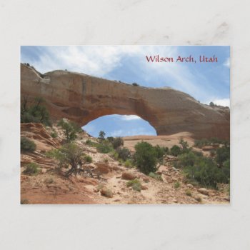 Wilson Arch  Utah Postcard by aura2000 at Zazzle