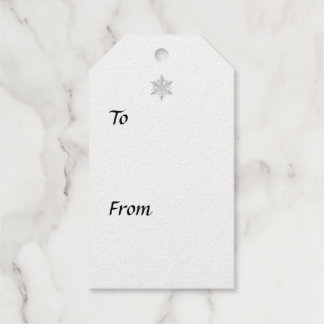 WILSON BENTLEY SNOWFLAKE GIFT TAG