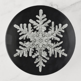 Wilson Bentley's Snowflake  Trinket Tray