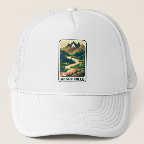 Wilson Creek North Carolina Colors Trucker Hat