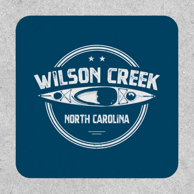 Wilson Creek North Carolina Kayaking Patch (Front)