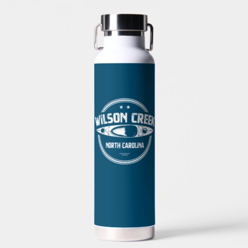 Wilson Creek North Carolina Kayaking Water Bottle