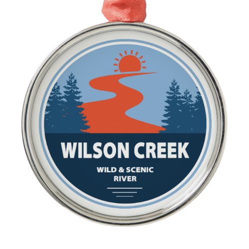 Wilson Creek Wild And Scenic River North Carolina Metal Ornament
