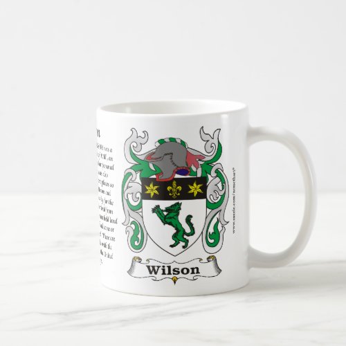 Wilson Family Coat of Arms Mug