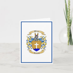 Wilson Family Crest *Coat of Arms Card