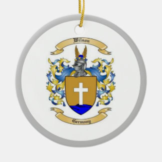  Wilson Family Crest [German ]    Ceramic Ornament
