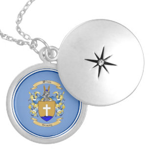  Wilson Family Crest [German ]   Locket Necklace