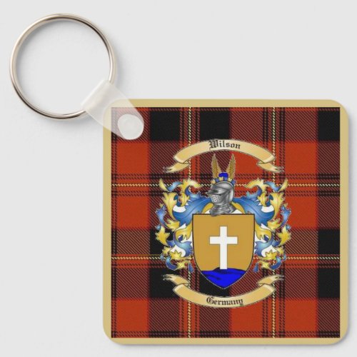  Wilson Family Crest Keychain