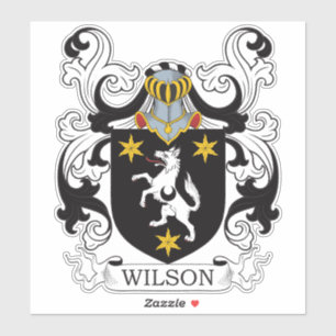 Wilson Family Crest Sticker