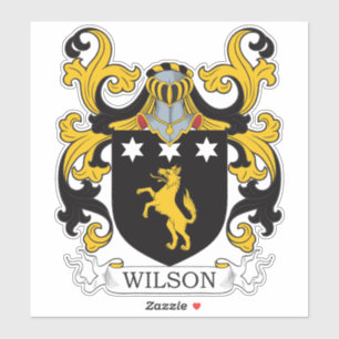 Wilson Family Crest Sticker