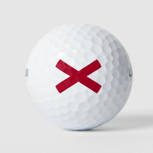 Wilson Golf Ball with flag of Alabama USA