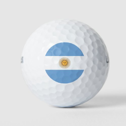 Wilson Golf Ball with flag of Argentina