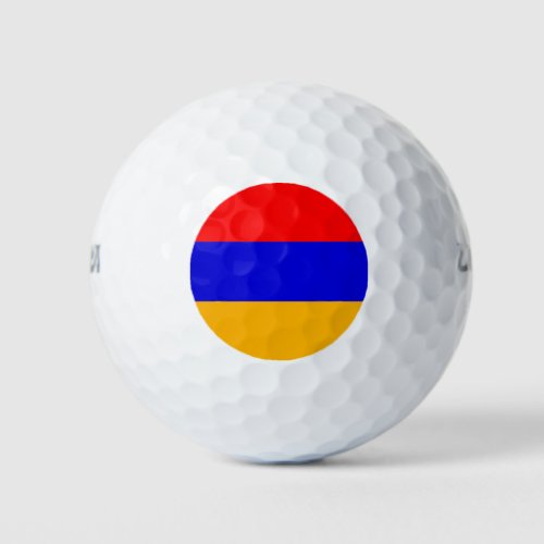 Wilson Golf Ball with flag of Armenia