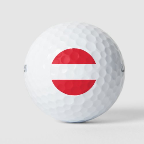 Wilson Golf Ball with flag of Austria