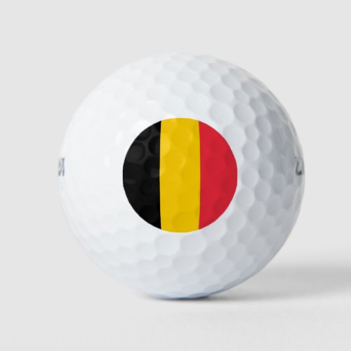 Wilson Golf Ball with flag of Belgium