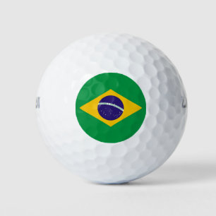 Wilson Golf Ball with flag of Brazil