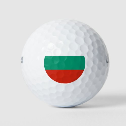 Wilson Golf Ball with flag of Bulgaria