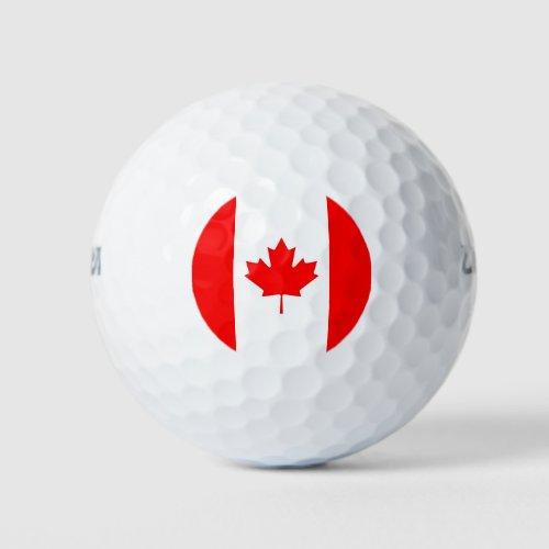 Wilson Golf Ball with flag of Canada