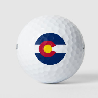 Wilson Golf Ball with flag of Colorado, USA
