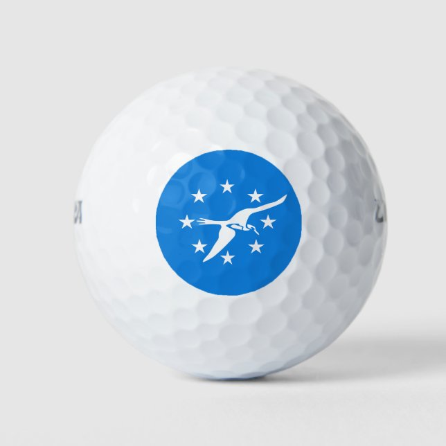 Wilson Golf Ball with flag of Corpus Christi (Front)