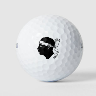 Wilson Golf Ball with flag of Corsica