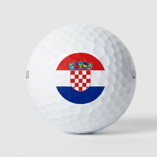 Wilson Golf Ball with flag of Croatia