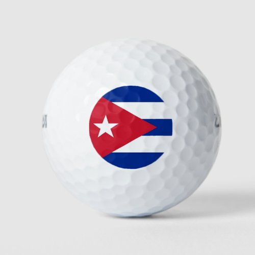 Wilson Golf Ball with flag of Cuba