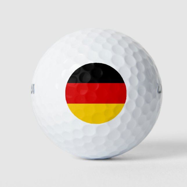 Wilson Golf Ball with flag of Germany (Front)
